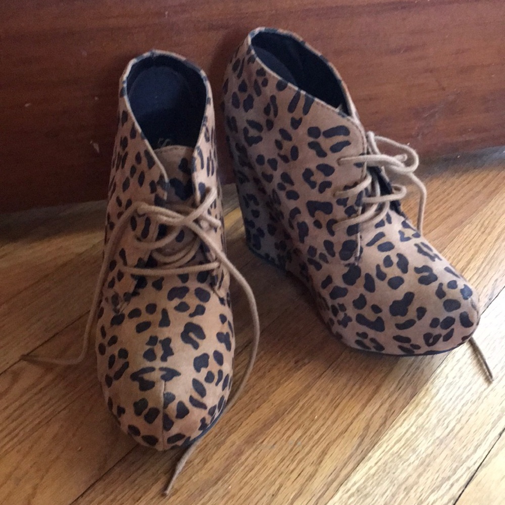 Carole Baskin Leopard 3 inch Heeled Booties
